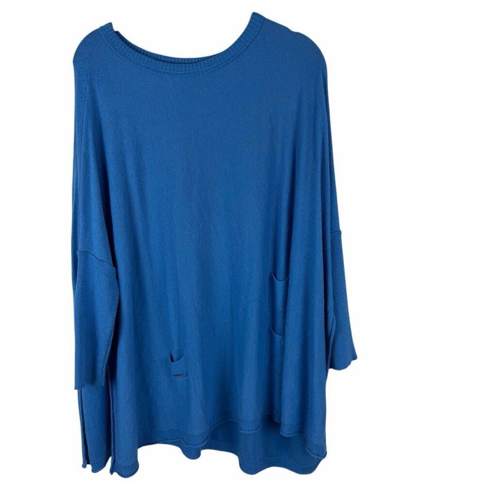 Mersea Blue Tunic Sweater- size OS